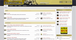 Desktop Screenshot of 4x4forum.lt